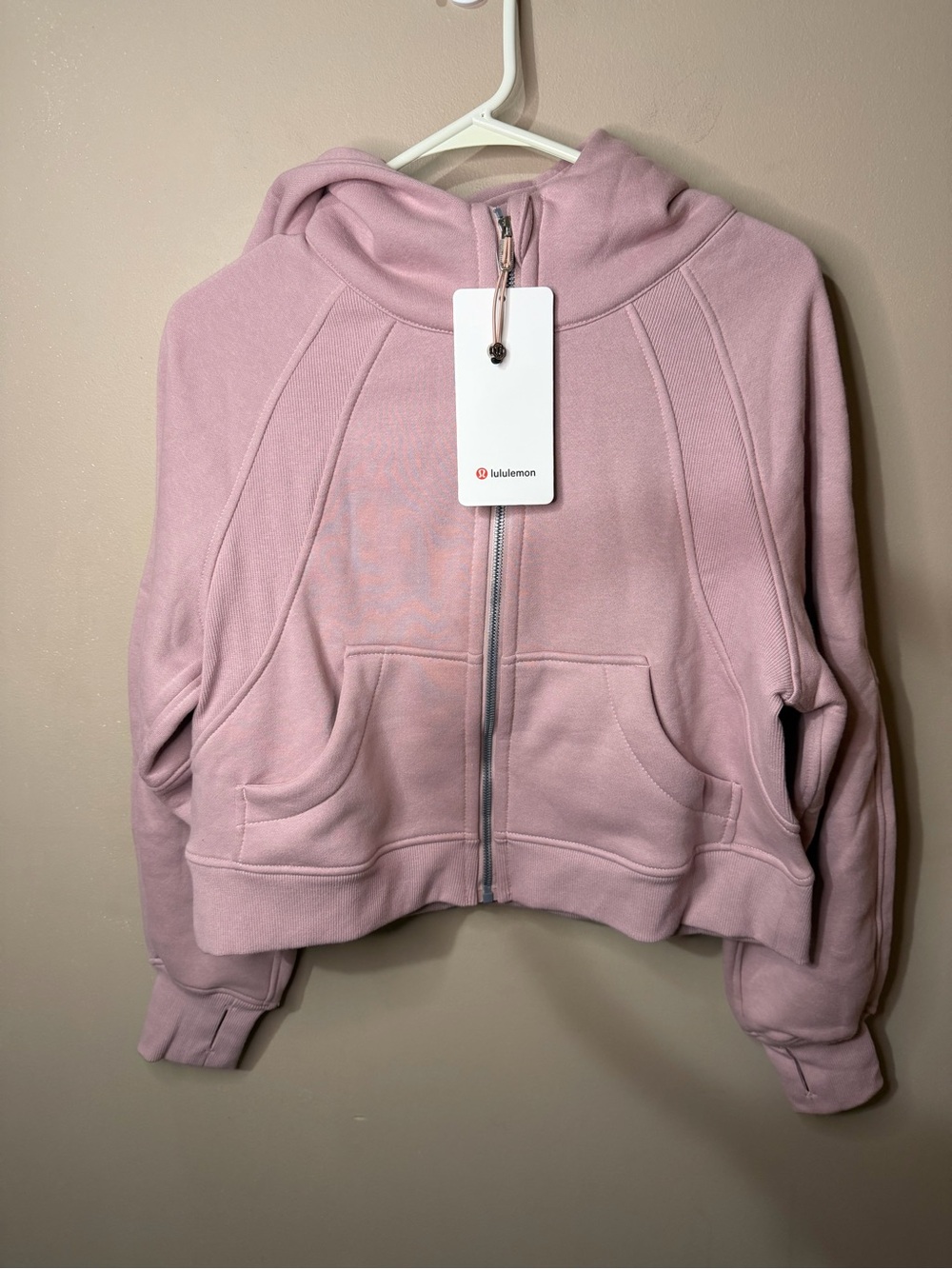 Lululemon Scuba Oversized Full-Zip Hoodie – Pink/Mauve